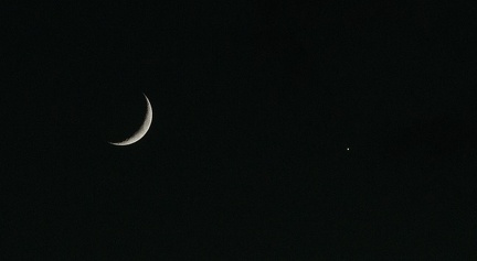 La Luna y Venus del 8 de septiembre de 2013