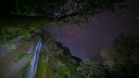 M45 over the waterfall.