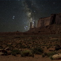 Monument Valley and Milky Way