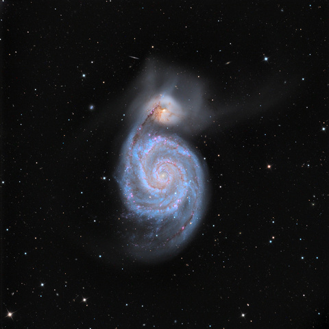 Galaxia El Remolino, M51